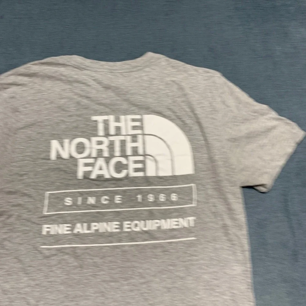 The North Face T-Shirt Men Small Gray Fine Alpine Equipment Casual Everyday Wear